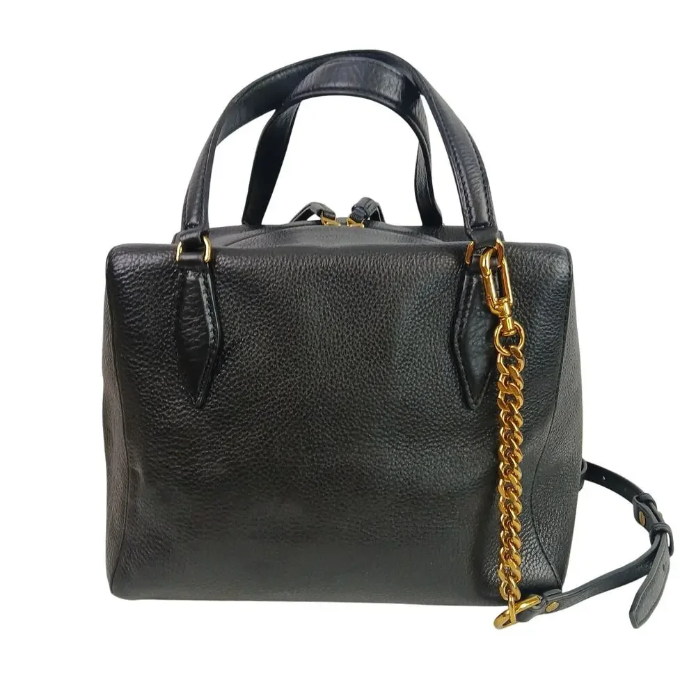 Tory Burch Kira Pebbled Leather Satchel Purse Convertible Bag